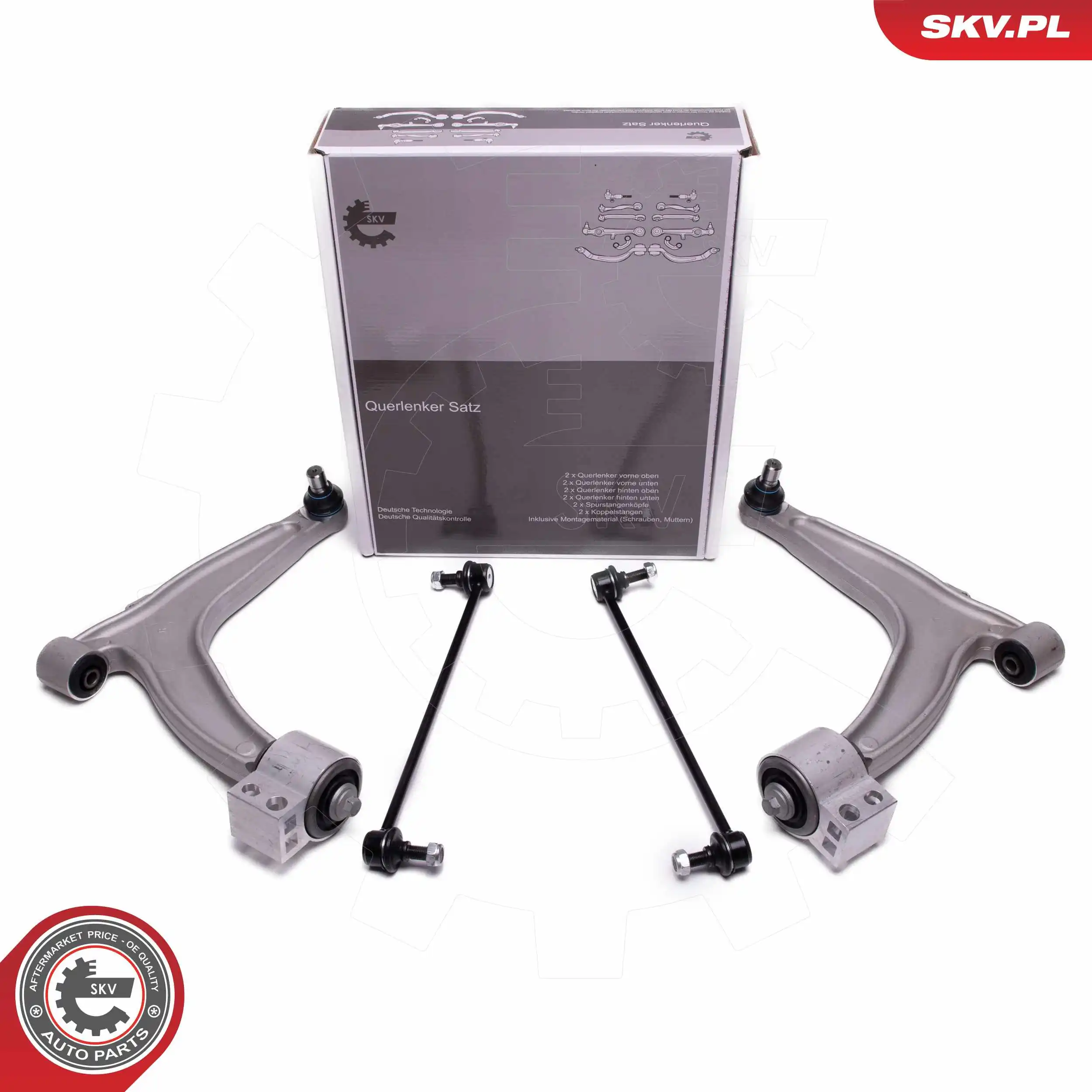 Control/Trailing Arm Kit, wheel suspension